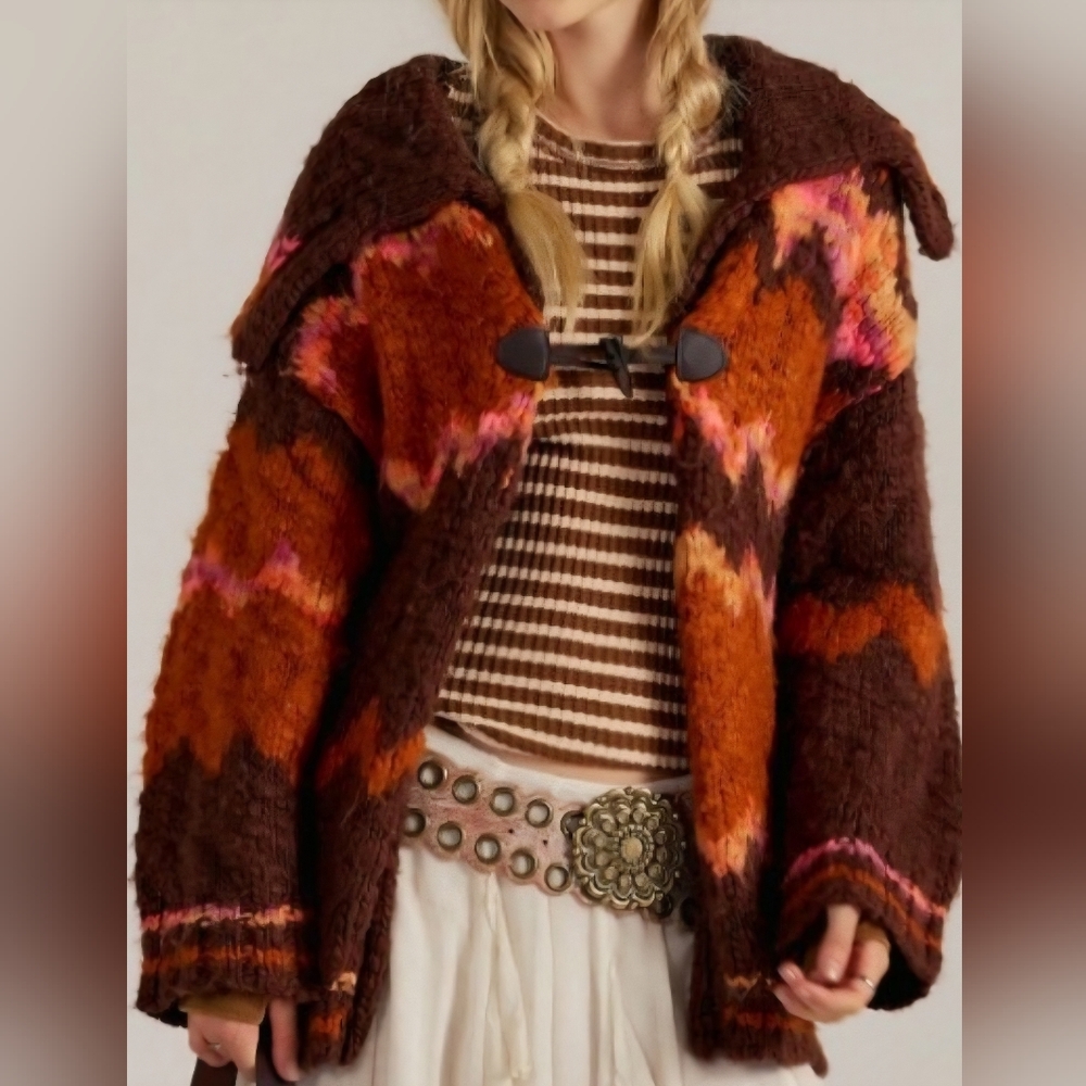 FREE PEOPLE Westray cardigan, Size Large, Multicolor, Retail Price $298.00 USD - Picture 2 of 16